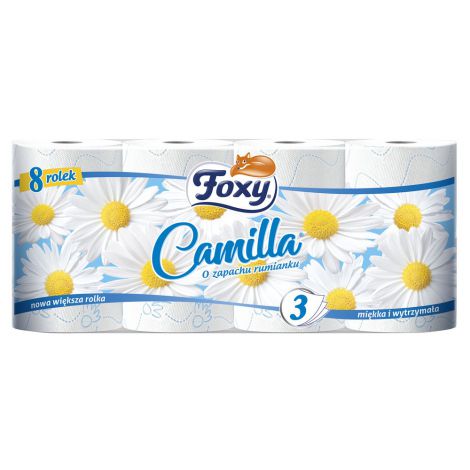 Papier toaletowy Foxy Camilla, 8szt